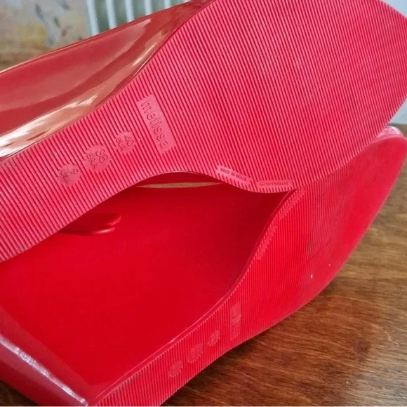 Melissa + Alexandre Herchcovitch Cherry Red Sandals - Picture 5 of 6